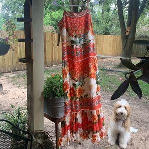 Anthropologie NWT Floral Maxi Dress